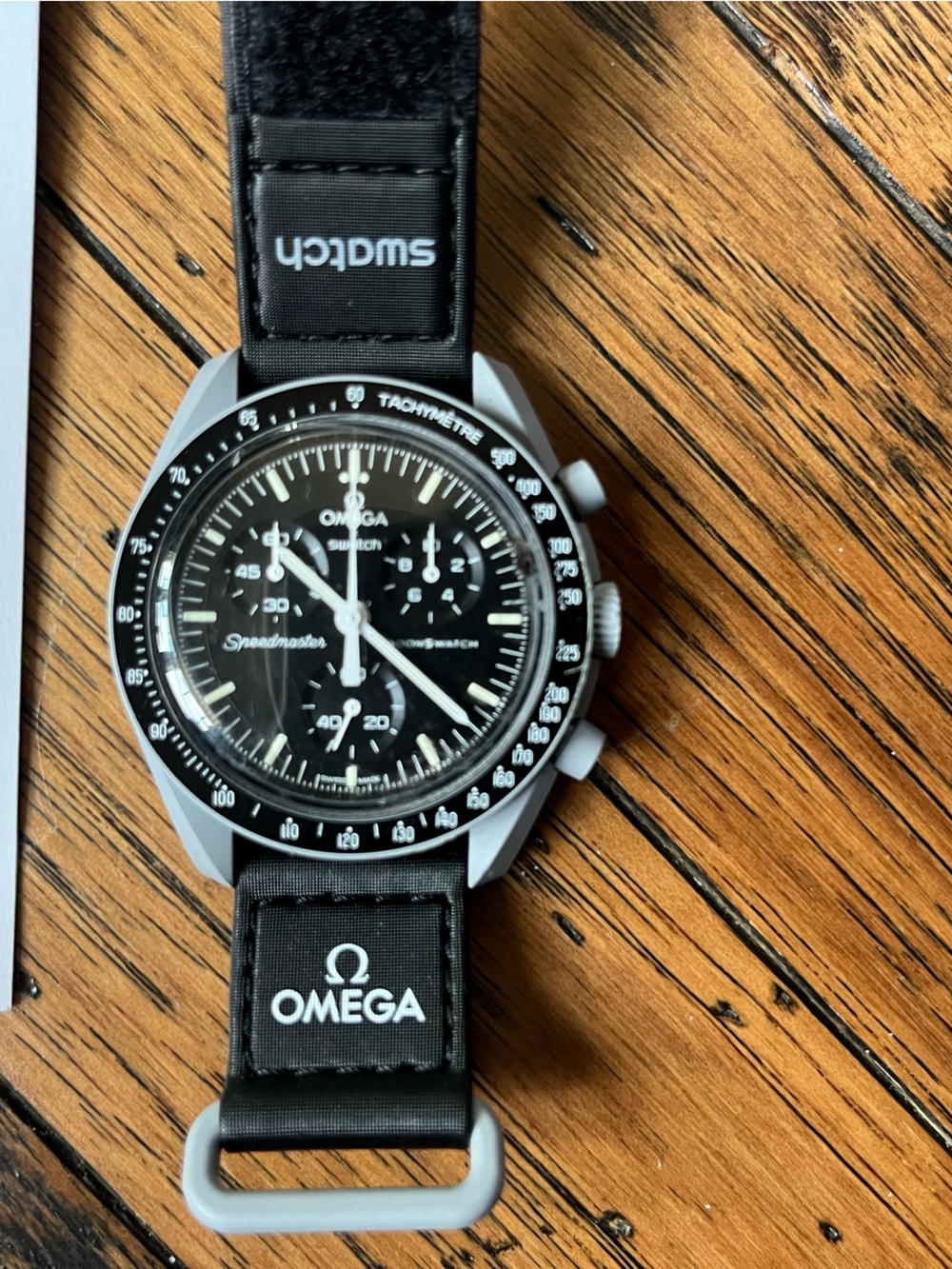 Men’s Black MoonSwatch Swatch x Omega